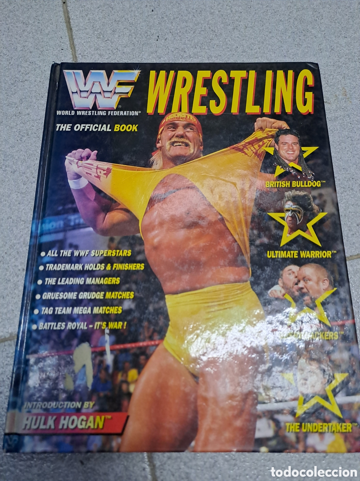 Figuras y mu&ntilde;ecos Pressing Catch: Lote WWF 19 mu&ntilde;ecos y libro - Foto 2