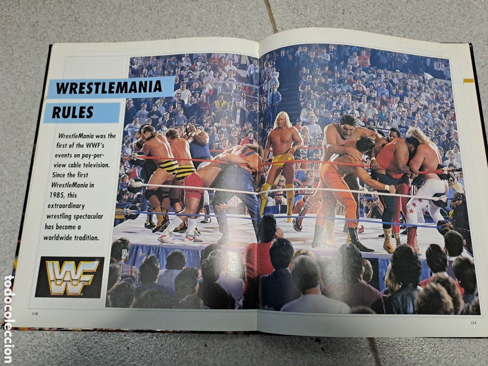 Figuras y mu&ntilde;ecos Pressing Catch: Lote WWF 19 mu&ntilde;ecos y libro - Foto 8