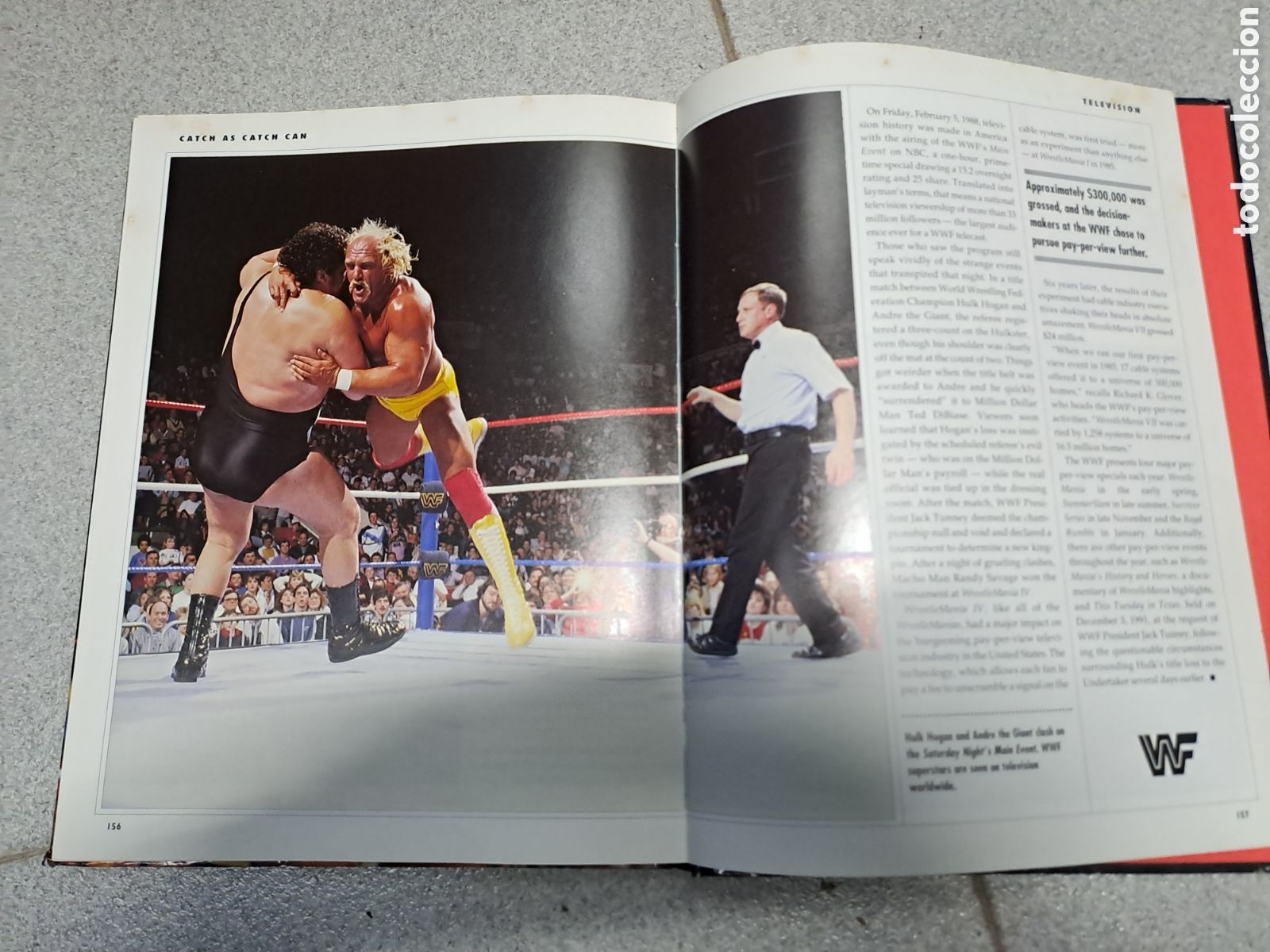 Figuras y mu&ntilde;ecos Pressing Catch: Lote WWF 19 mu&ntilde;ecos y libro - Foto 9