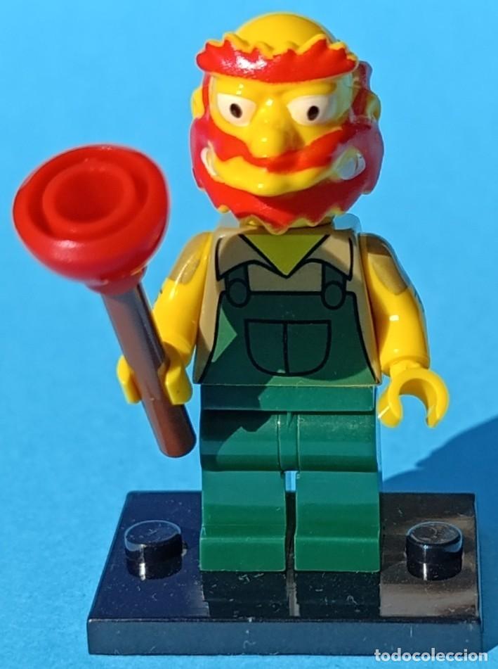 Figuras y mu&ntilde;ecos Pressing Catch: Groundskeeper Willie (Os Simpsons) Lego compat&iacute;vel minifiguras - Foto 2