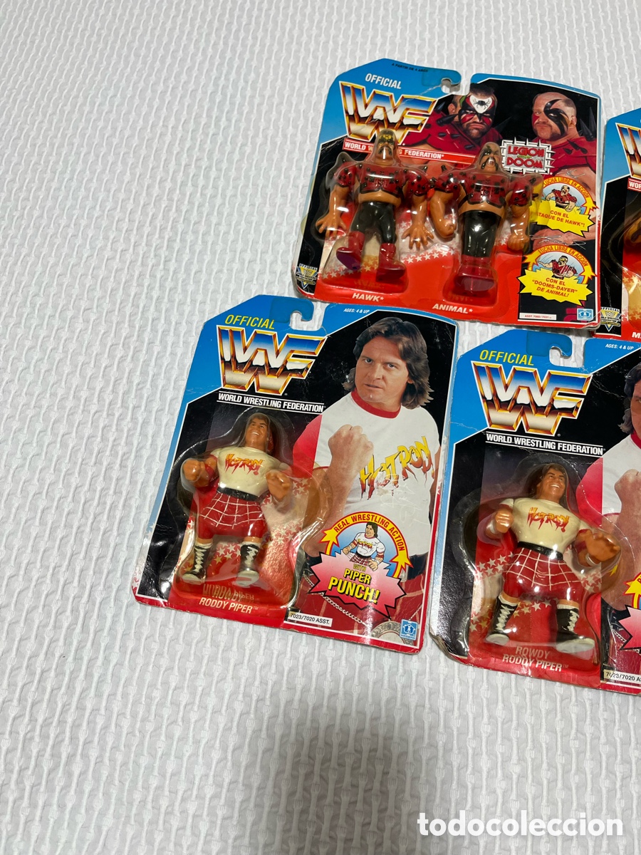 Figuras y mu&ntilde;ecos Pressing Catch: WWF Lote Hasbro Mu&ntilde;ecos - Foto 2