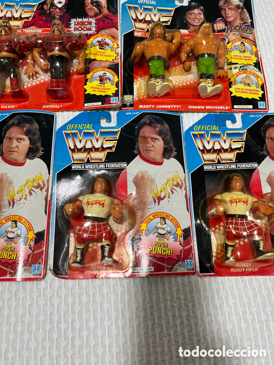 Figuras y mu&ntilde;ecos Pressing Catch: WWF Lote Hasbro Mu&ntilde;ecos - Foto 3