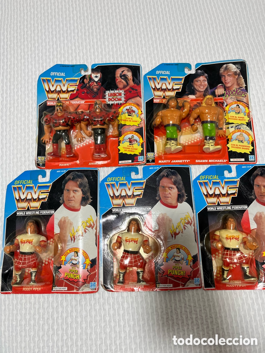 Figuras y mu&ntilde;ecos Pressing Catch: WWF Lote Hasbro Mu&ntilde;ecos - Foto 4