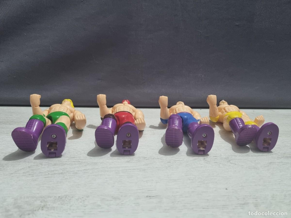 Figuras y mu&ntilde;ecos Pressing Catch: Lote de 4 luchadores tipo pressing catch - Foto 12