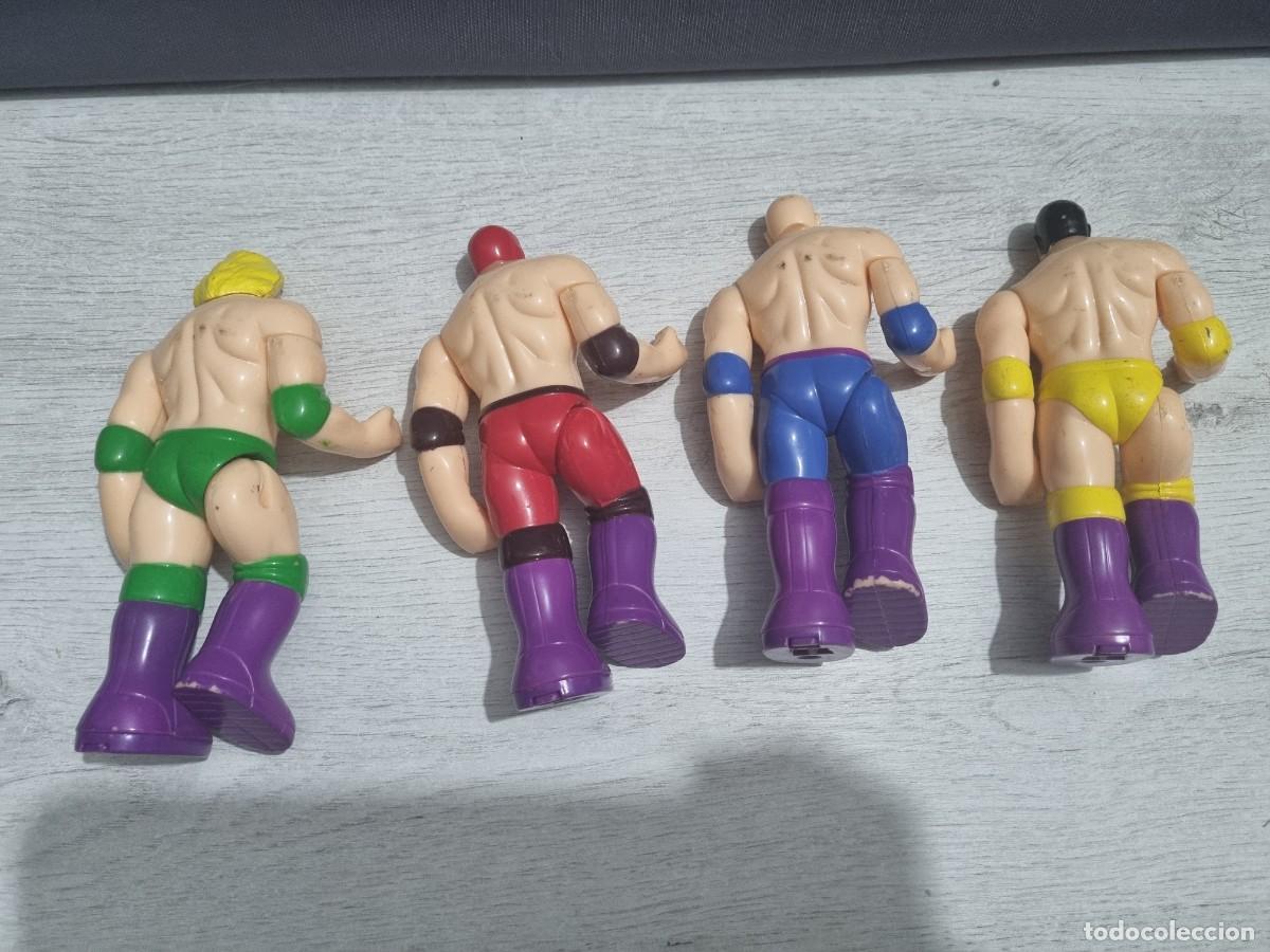 Figuras y mu&ntilde;ecos Pressing Catch: Lote de 4 luchadores tipo pressing catch - Foto 14