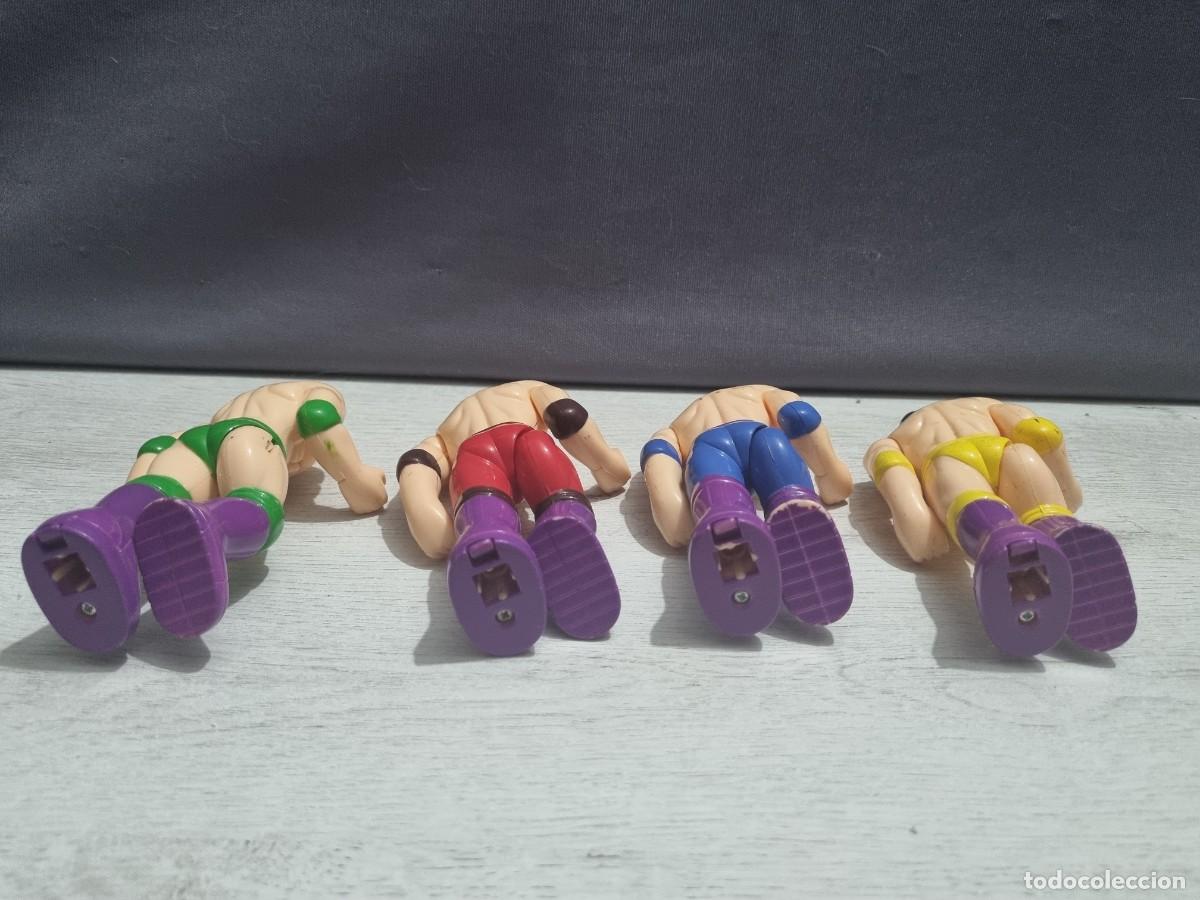 Figuras y mu&ntilde;ecos Pressing Catch: Lote de 4 luchadores tipo pressing catch - Foto 15
