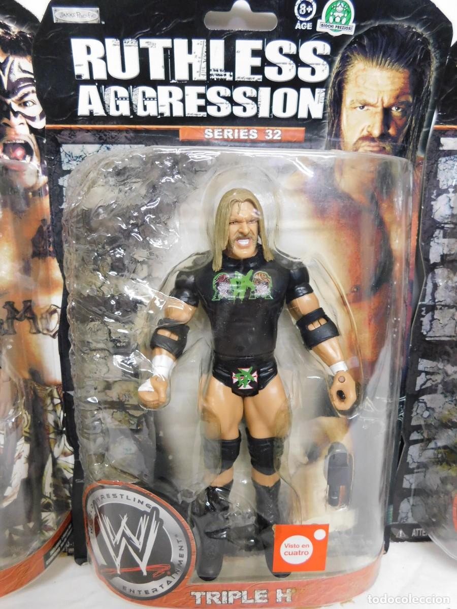 Figuras y mu&ntilde;ecos Pressing Catch: RUTHLESS AGGRESSION - LOTE WWE - Foto 3