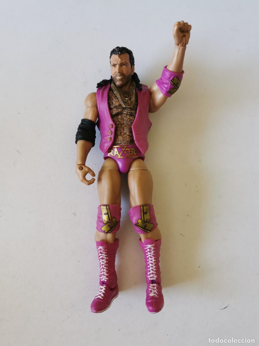 Figuras y Mu&ntilde;ecos Pressing Catch: Razor Ramon WWE Wresting Mattel Pressing Catch 2011 - Figuras articuladas, Lucha libre. unos 18 cm.