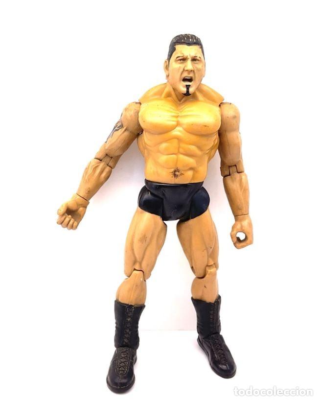 Figuras y Mu&ntilde;ecos Pressing Catch: FIGURA WWE PRESSING CATCH - DAVE BATISTA 1999 JAKKS PACIFIC