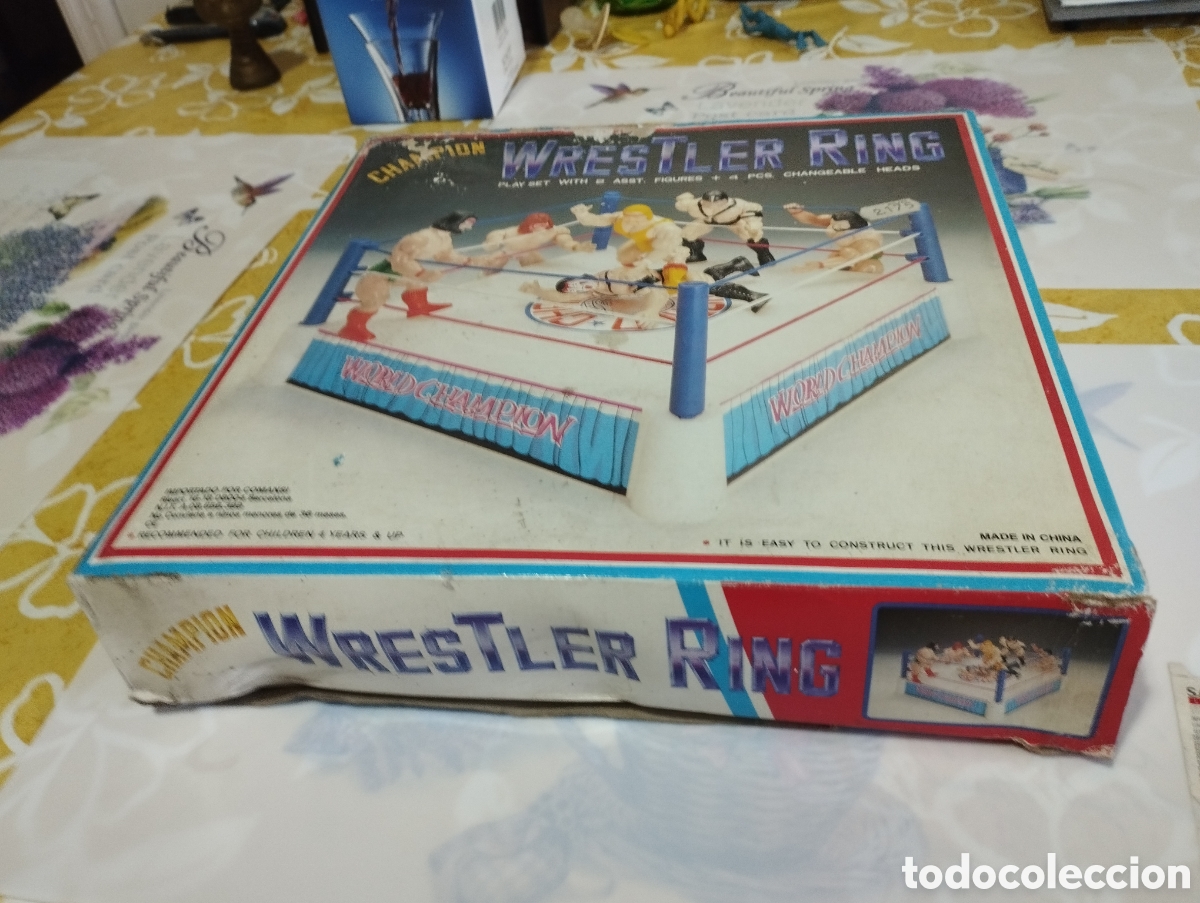 Figuras y Mu&ntilde;ecos Pressing Catch: Juguete wwe WRESTLER RING antiguo DE LOS A&Ntilde;OS 80