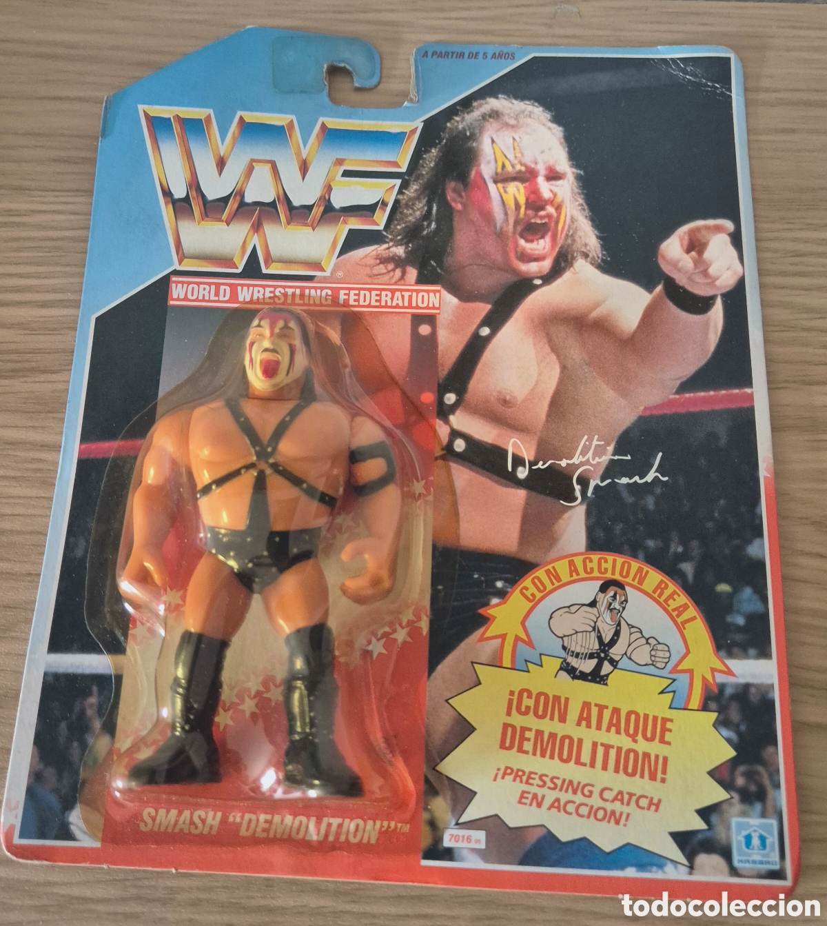 Figuras y Mu&ntilde;ecos Pressing Catch: Figura de luchadores de pressing catch: Smash Demolition Hasbro A&ntilde;os 90 wwe wwf. &Eacute;poca Motu, Gijoe,