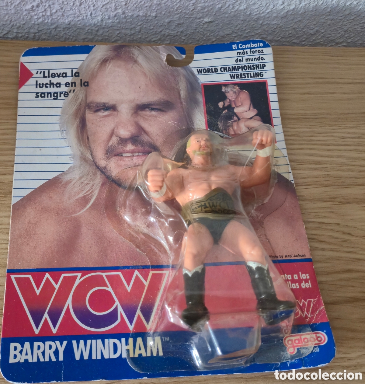 Figuras y Mu&ntilde;ecos Pressing Catch: Figura de luchador de pressing catch: Barry Windham Galoob 1990 WCW wwe wwf. &Eacute;poca Motu, Gijoe, Drag
