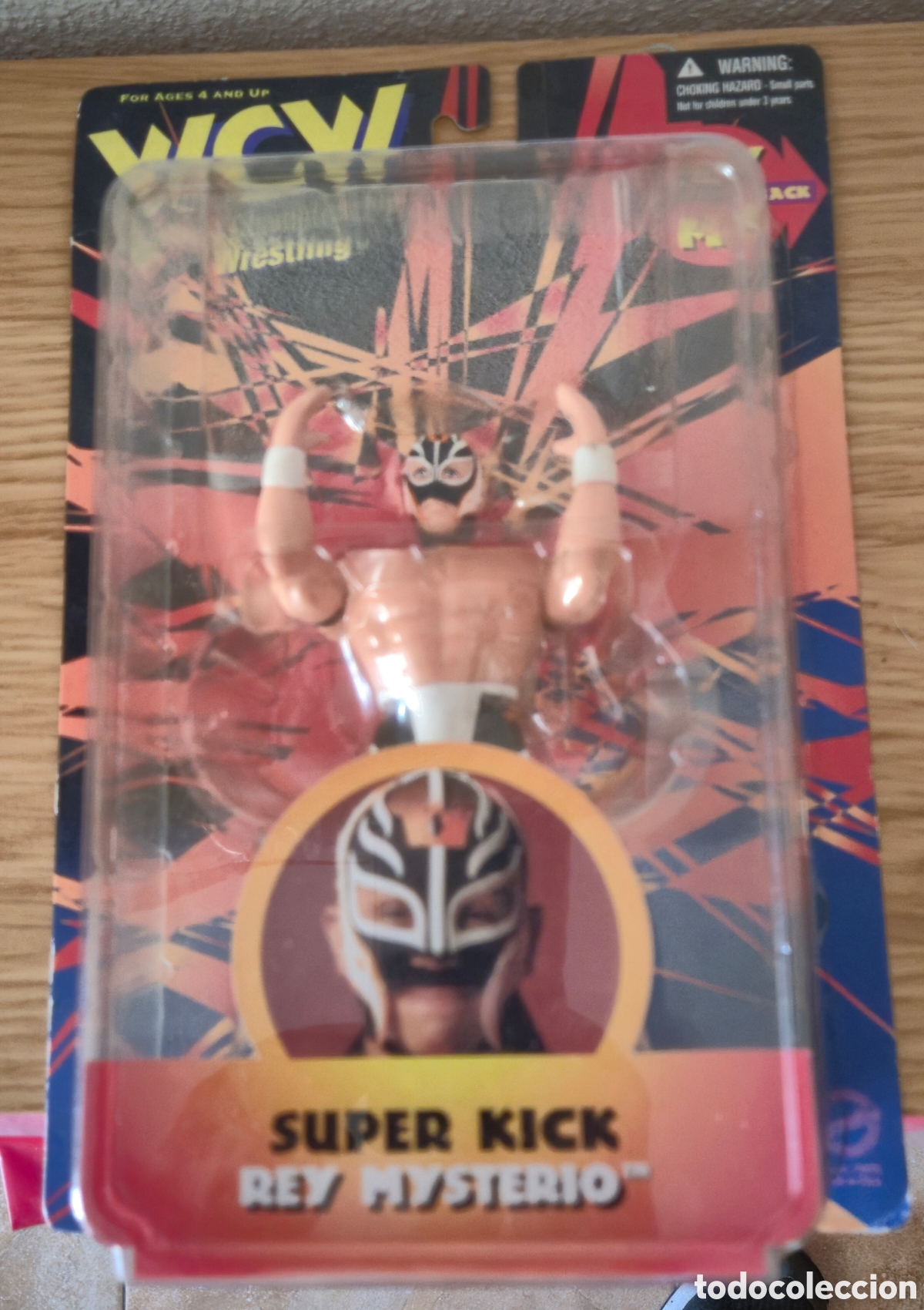 Figuras y Mu&ntilde;ecos Pressing Catch: Figura de luchador de pressing catch: Rey Misterio OSFTM 1998 WCW wwe wwf. &Eacute;poca Motu, Gijoe, Dragon