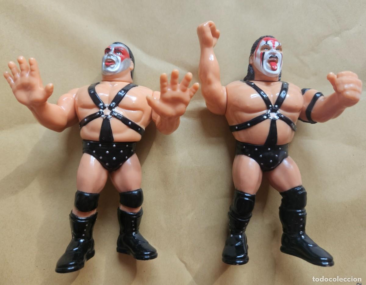 Figurines et Jouets Pressing Catch: Demolition Ax & Smash - Pressing Catch WWF Titan Sports 1990 - Buen estado