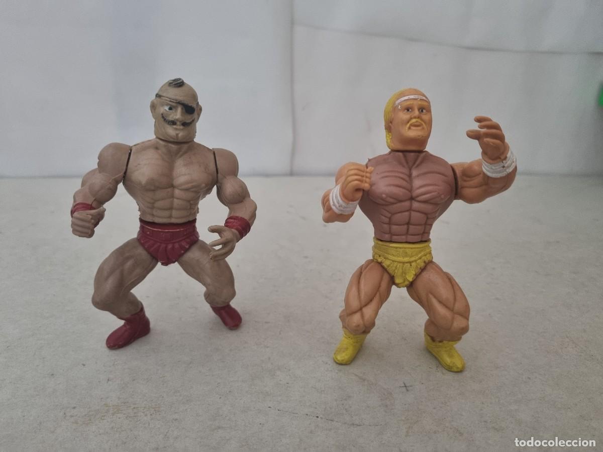Figuras y Mu&ntilde;ecos Pressing Catch: Lote de 2 figuras bootleg Masters del universo o WWF