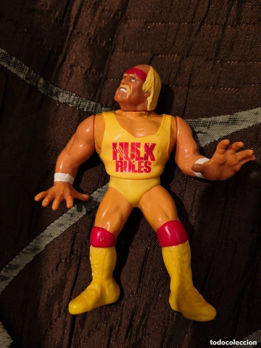Figuras y Mu&ntilde;ecos Pressing Catch: Figura Pressing Catch Hulk Hogan, Serie 1 (Hasbro, 1990)(B