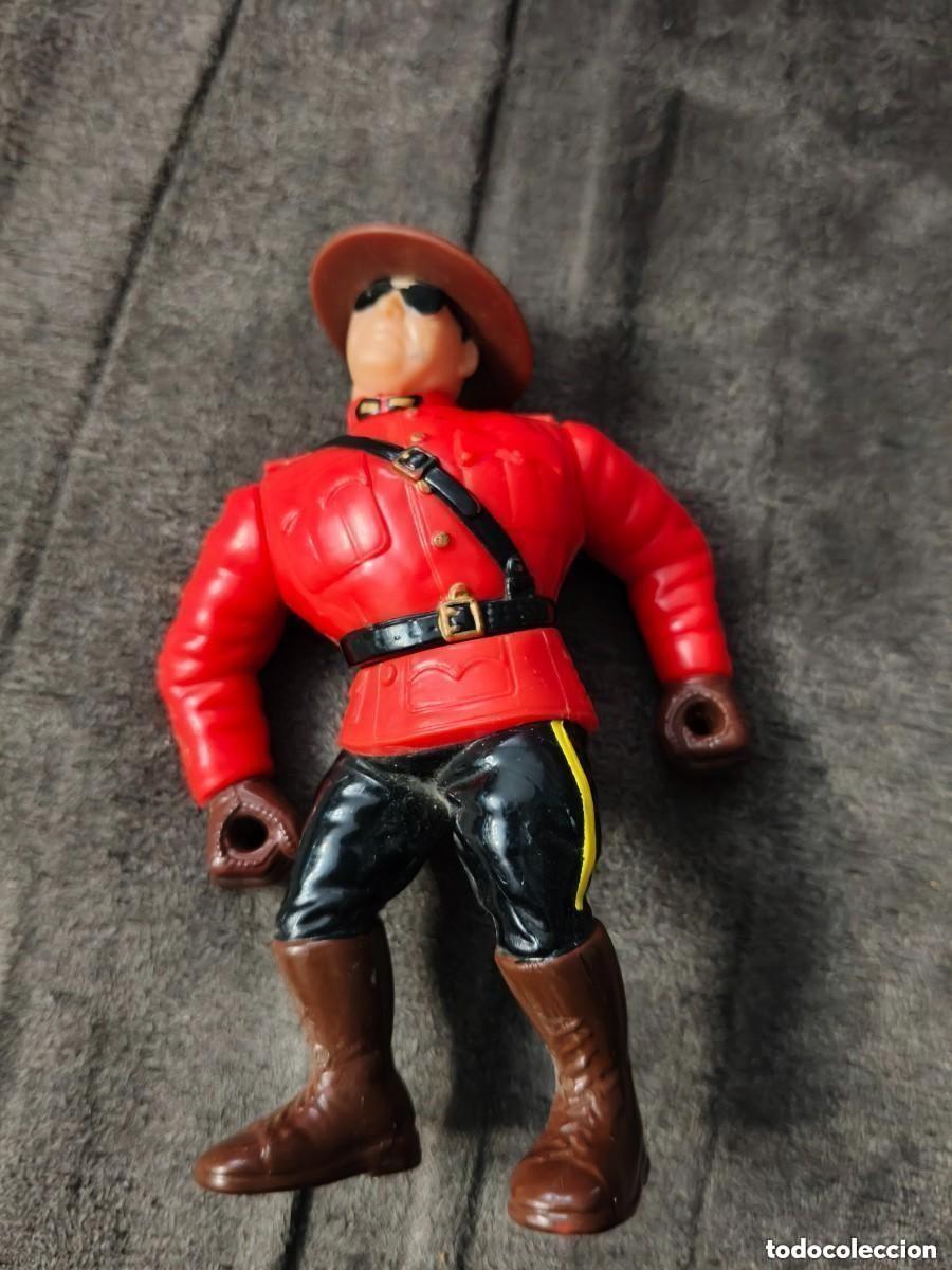 Figuras y Mu&ntilde;ecos Pressing Catch: Figura Pressing Catch : The Mountie (El canadiense) , Serie 5 (Hasbro, 1993)(B