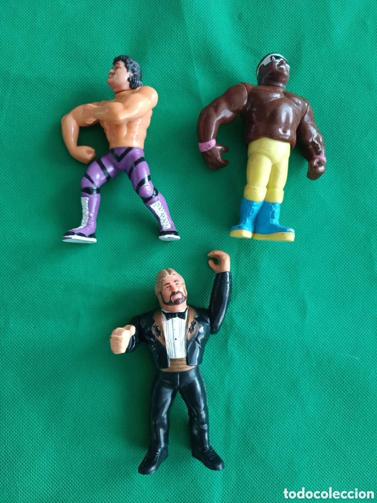 Figuras y Mu&ntilde;ecos Pressing Catch: Lote de Figuras WWF Hasbro Pressing catch lote 2