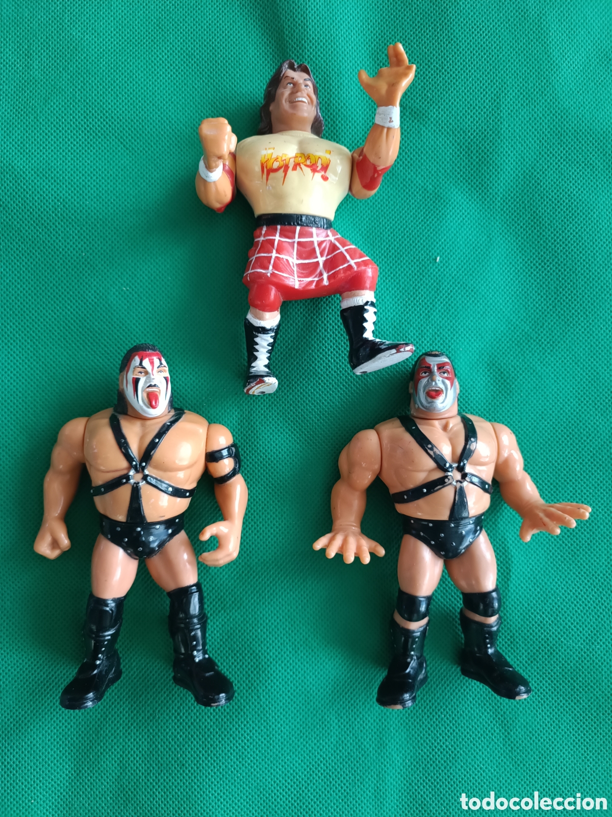 Figuras y Mu&ntilde;ecos Pressing Catch: Lote de Figuras WWF Hasbro Pressing catch lote 4
