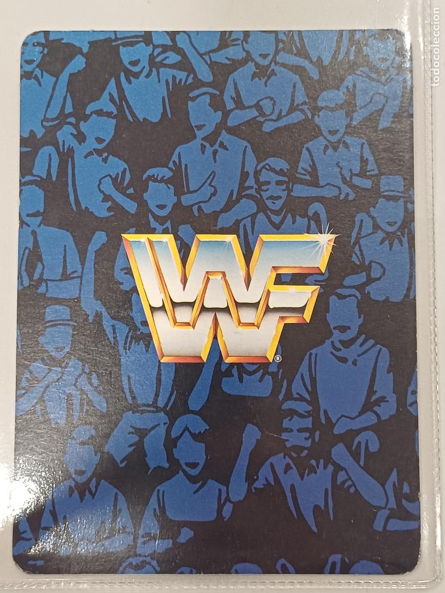 Figuras y mu&ntilde;ecos Pressing Catch: ULTIMATE WARRIOR/WWF/TARJETA-CARTA. - Foto 2