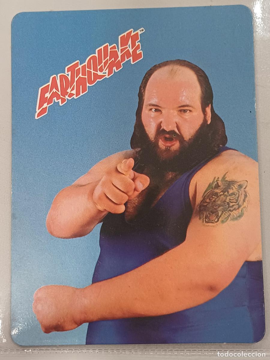 Figuras y Mu&ntilde;ecos Pressing Catch: EARTHQUAKE/WWF/TARJETA-CARTA.