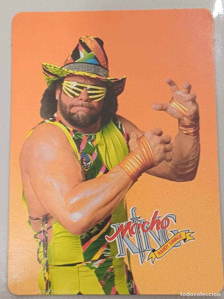 Figuras y Mu&ntilde;ecos Pressing Catch: MACHO KING/WWF TARJETA-CARTA.