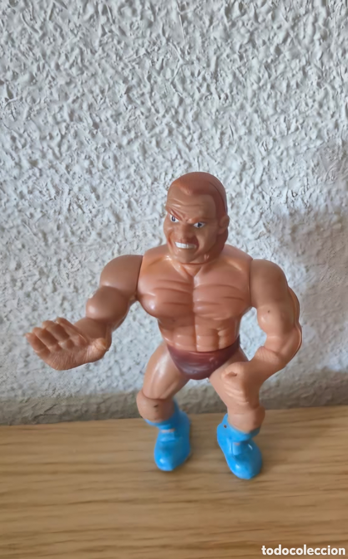 Figuras y Mu&ntilde;ecos Pressing Catch: Figura bootleg de lucha libre catch A&ntilde;os 90 Snake Roberts. &Eacute;poca wwf, Heman, Gijoe, Masters
