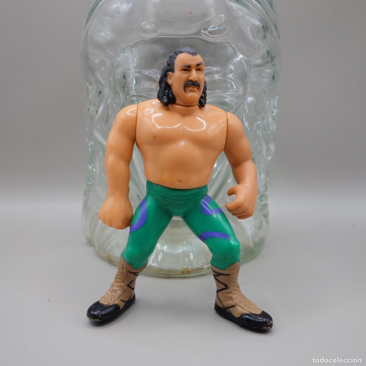 Figuras y Mu&ntilde;ecos Pressing Catch: FIGURA JAKE ROBERTS THE SNAKE EL SERPIENTE WWF PRESSING CATCH TITAN SPORTS 1990