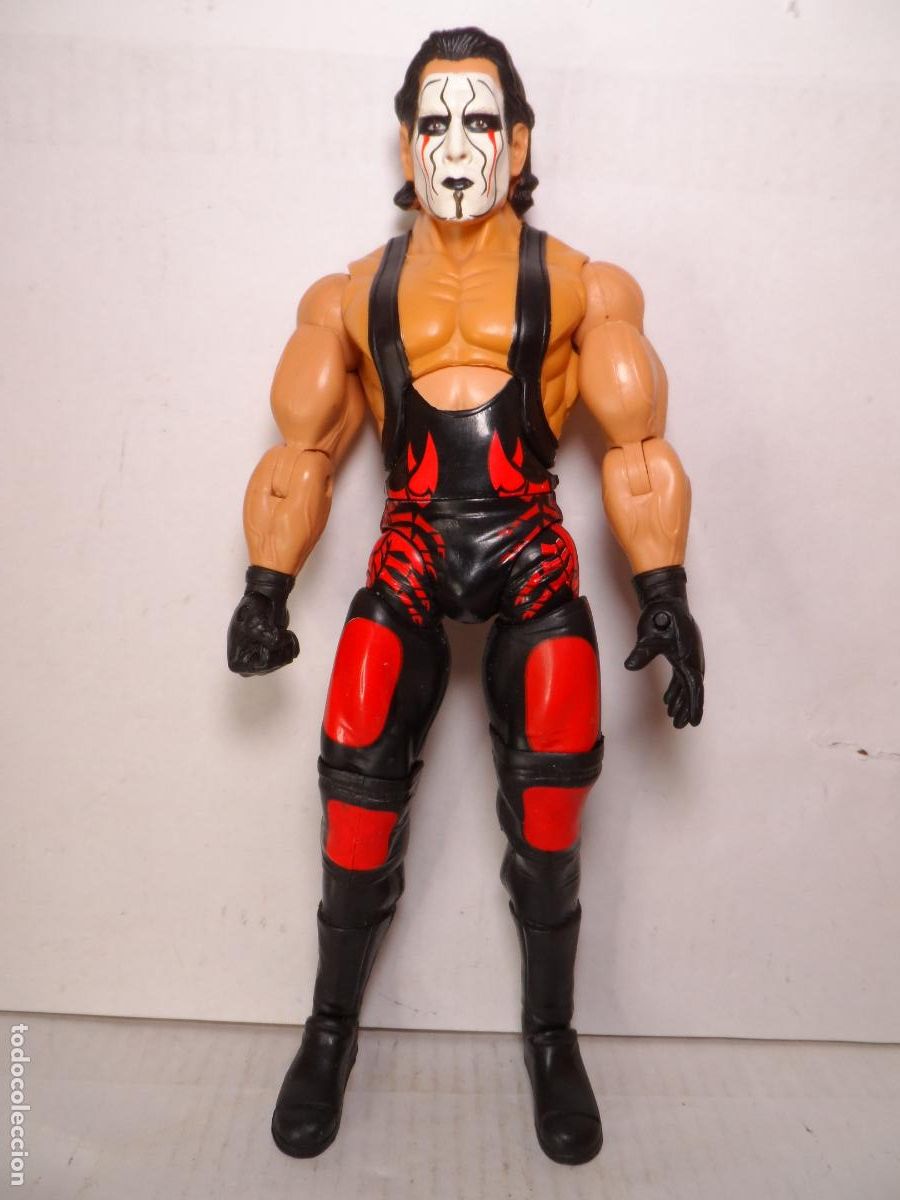 Figuras y Mu&ntilde;ecos Pressing Catch: FIGURA WWE PRESSING CATCH - TNA DELUXE STING (IMPACT SERIE 1) 2010 JAKKS PACIFIC