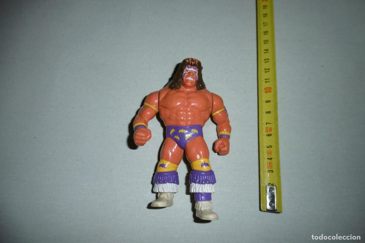Figuras y Mu&ntilde;ecos Pressing Catch: FIGURA WWF ULTIMATE WARRIOR SERIES 3 EL &Uacute;LTIMO GUERRERO PRESSING CATCH HASBRO