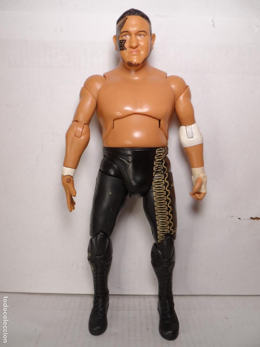 Figuras y Mu&ntilde;ecos Pressing Catch: FIGURA WWE PRESSING CATCH - TNA DELUXE TRIBAL SAMOA JOE (IMPACT SERIE 1) 2010 JAKKS PACIFIC