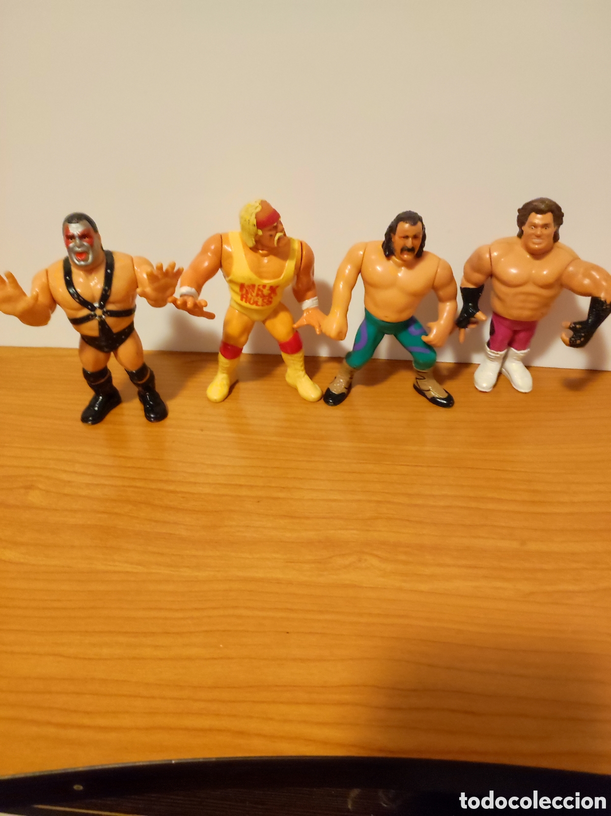 Figuras y Mu&ntilde;ecos Pressing Catch: Lote 4 Figuras Pressing Catch WWF Hasbro A&ntilde;os 90 Vintage