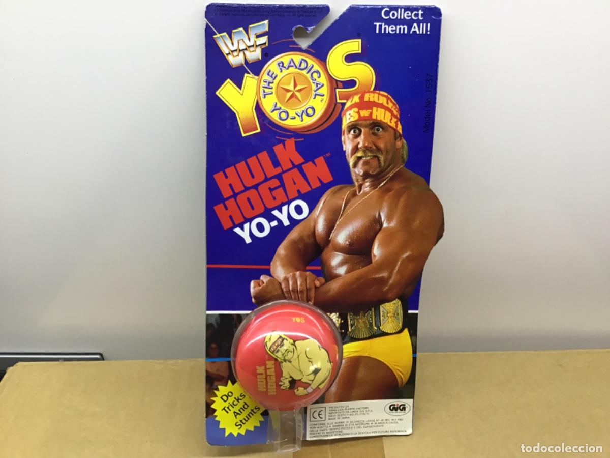 Figuras y mu&ntilde;ecos Pressing Catch: RARO BLISTER HULK HOGAN YO YO A&Ntilde;O 90 aficionados a la lucha libre WWE wrestling