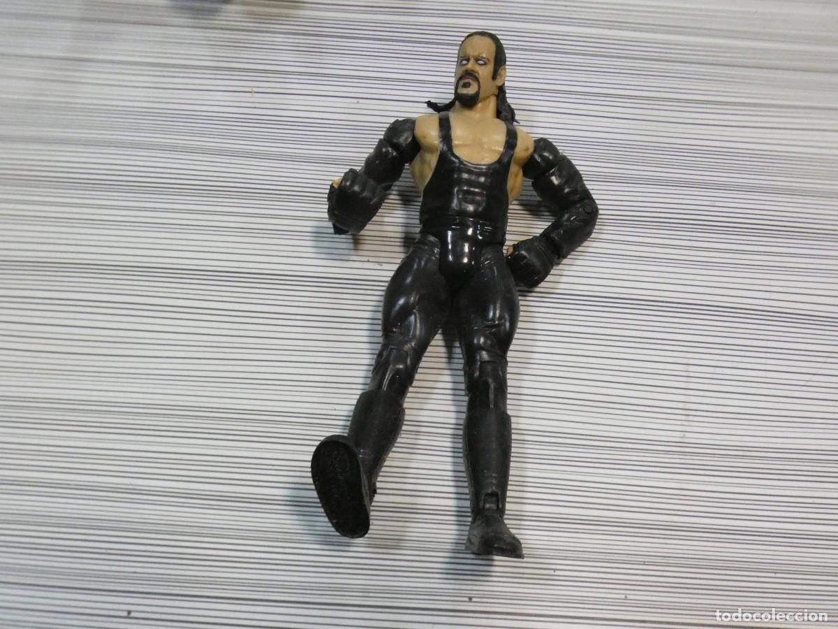 Figurines et Jouets Pressing Catch: ARKANSAS1980 MU&Ntilde;ECO ARTICULADO UNOS 20 CM ALTO LUCHA LIBRE ,WWE EN SUELA ZAPATO
