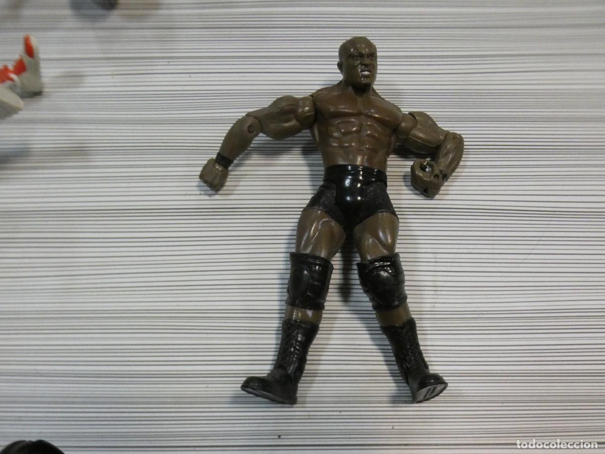 Figurines et Jouets Pressing Catch: ARKANSAS1980 MU&Ntilde;ECO ARTICULADO UNOS 20 CM ALTO LUCHA LIBRE ,WWE EN SUELA ZAPATO