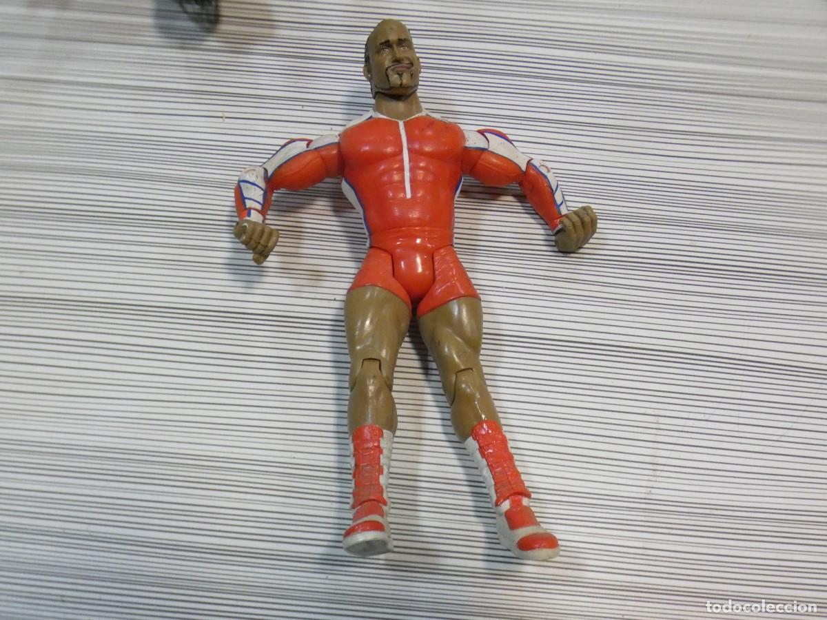 Figuras y mu&ntilde;ecos Pressing Catch: ARKANSAS1980 MU&Ntilde;ECO ARTICULADO UNOS 20 CM ALTO LUCHA LIBRE ,WWE EN SUELA ZAPATO