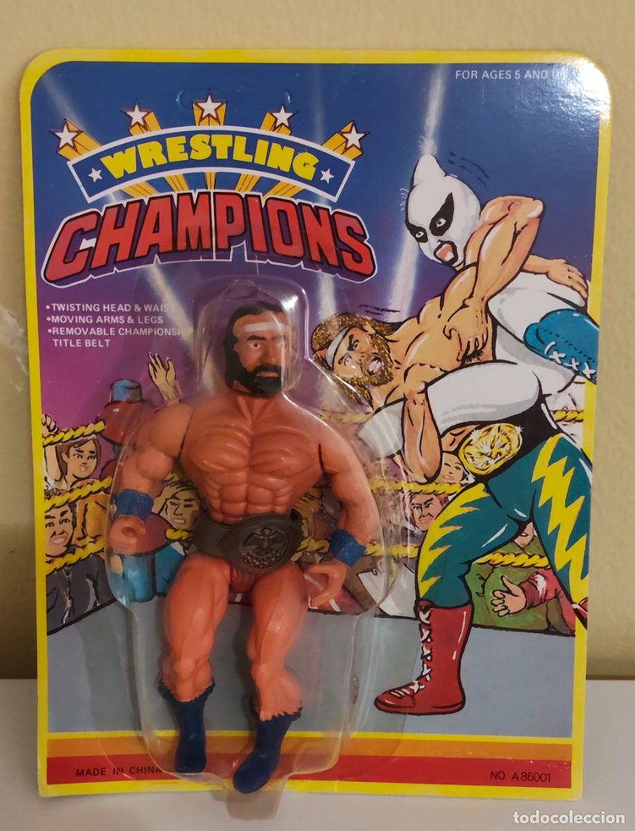 Figuren von Pressing Catch: WRESTLING CHAMPIONS MOTU BOOTLEG VINTAGE UNPUNCHED