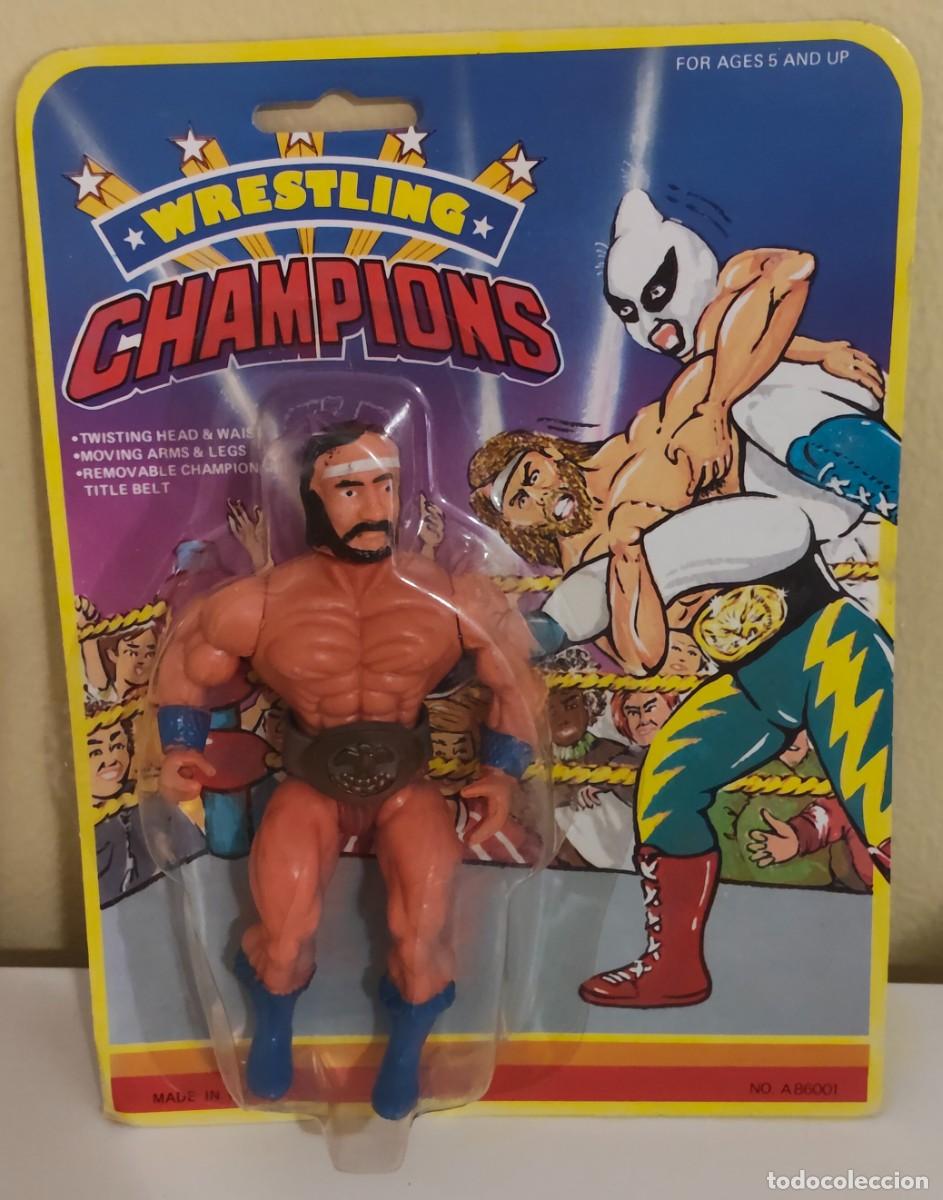 Figuren von Pressing Catch: WRESTLING CHAMPIONS MOTU BOOTLEG VINTAGE
