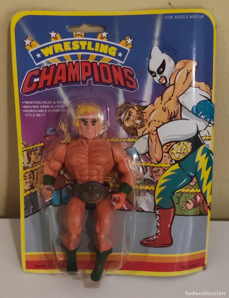 Figuren von Pressing Catch: WRESTLING CHAMPIONS MOTU BOOTLEG VINTAGE