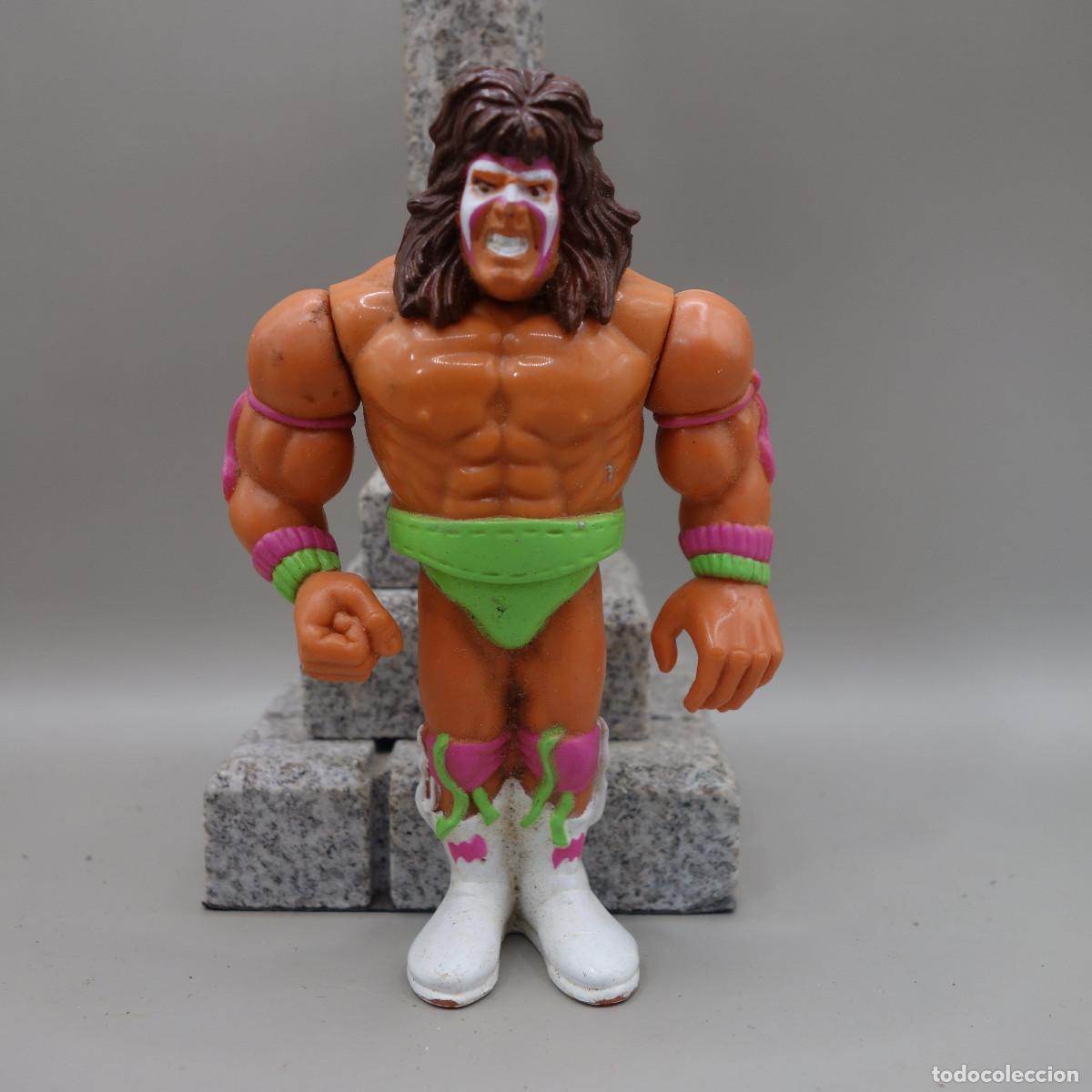 Figurines et Jouets Pressing Catch: FIGURA PRESSING CATCH WWF EL ULTIMO GUERRERO TITAN SPORTS HASBRO 1991