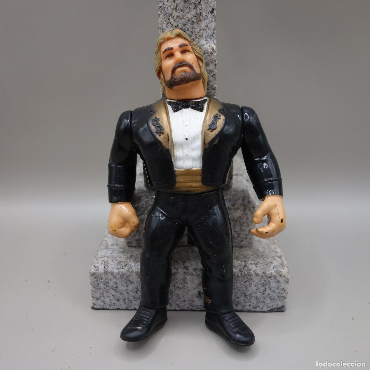Figurines et Jouets Pressing Catch: FIGURA WWF PRESSING CATCH TED DIBIASE EL HOMBRE DEL MILLON DE DOLARES TITAN SPORTS 1990