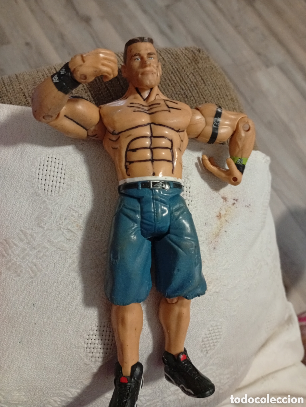 Figuras y mu&ntilde;ecos Pressing Catch: Figura WWE 17 cm buen estado