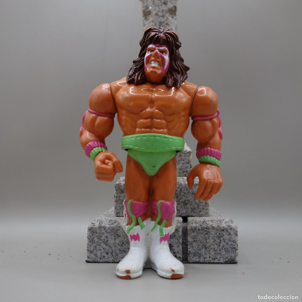 Figuras y mu&ntilde;ecos Pressing Catch: FIGURA PRESSING CATCH WWF EL ULTIMO GUERRERO TITAN SPORTS HASBRO 1990
