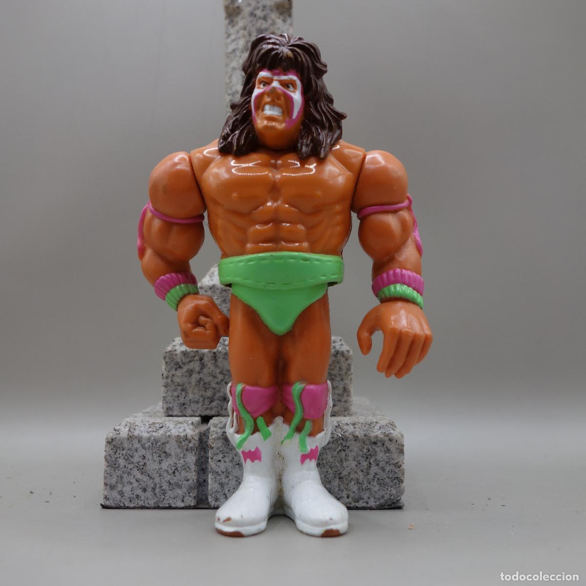 Figuras y mu&ntilde;ecos Pressing Catch: FIGURA PRESSING CATCH WWF EL ULTIMO GUERRERO TITAN SPORTS HASBRO 1990