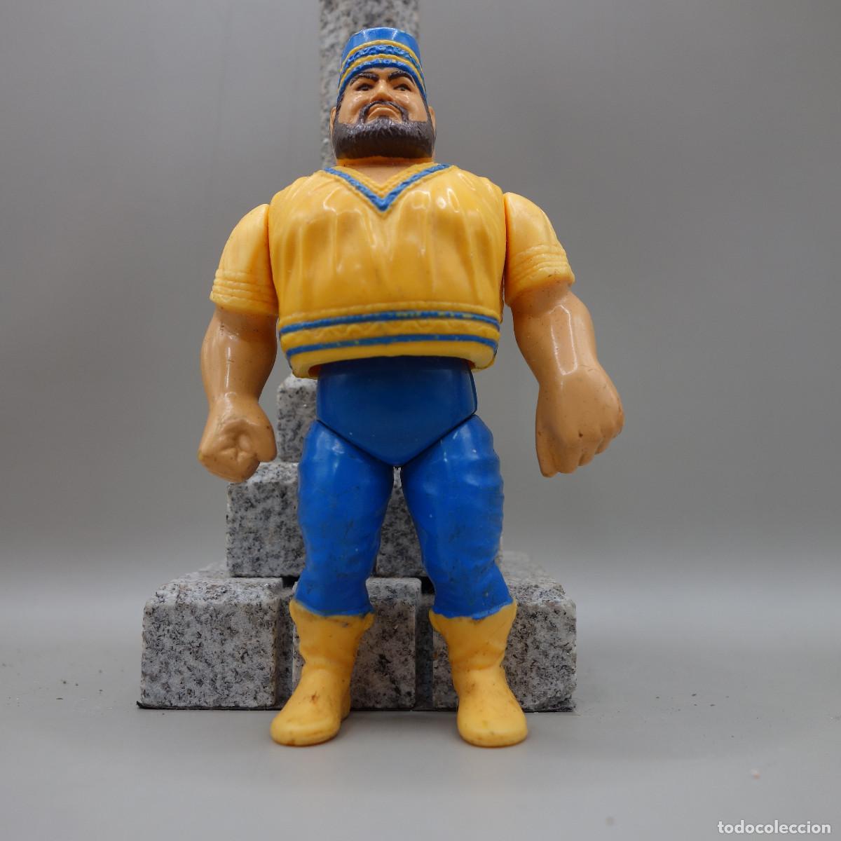 Figuras y mu&ntilde;ecos Pressing Catch: FIGURA PRESSING CATCH WWF AKEEM THE AFRICAN DREAM TITAN SPORTS HASBRO 1990