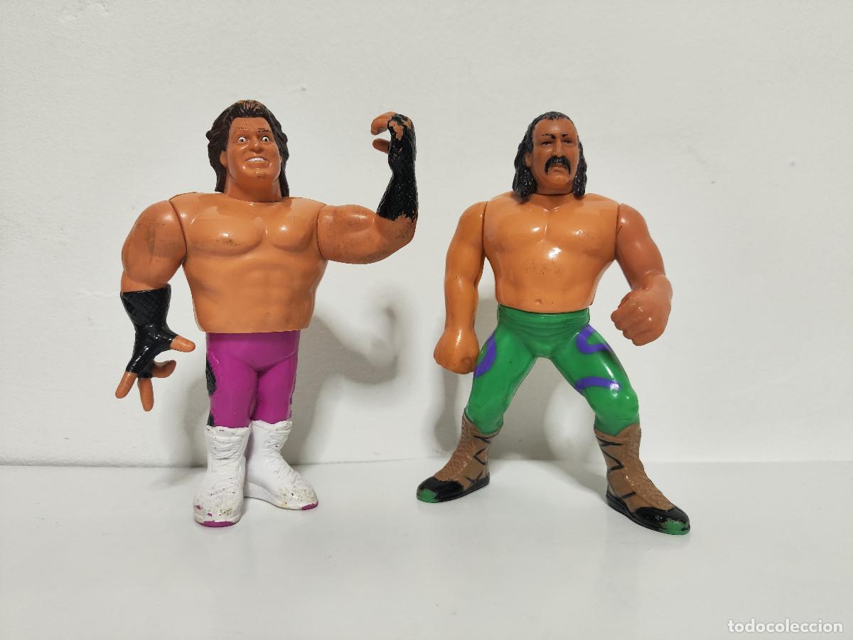 Figuras y mu&ntilde;ecos Pressing Catch: WWF &ndash; Jake The Snake Roberts + Brutus Beefcake - Hasbro / Titan Sports
