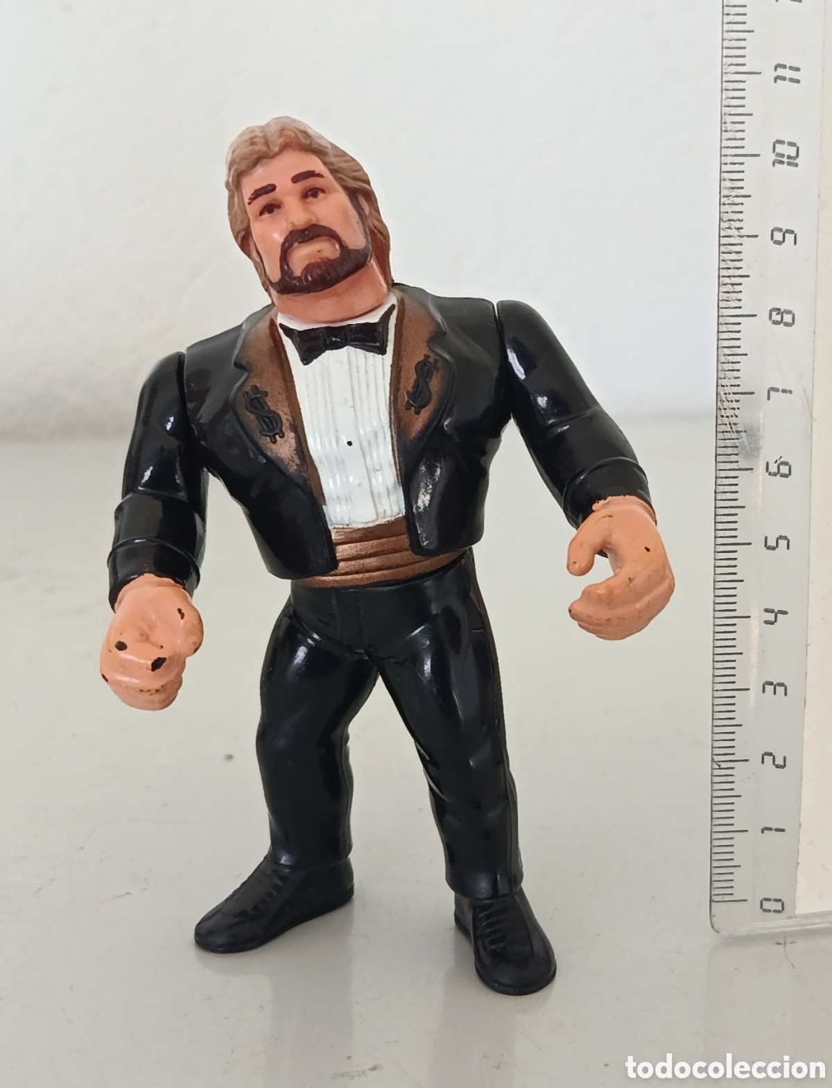 Figuras y mu&ntilde;ecos Pressing Catch: Ted Dibiase wwf figura acci&oacute;n mu&ntilde;eco pressing catch vintage