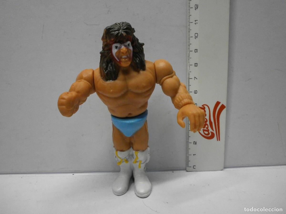Figures and Dolls Pressing Catch: rara dificil de conseguir figura el ultimo guerrero wwf pressing catch bootleg