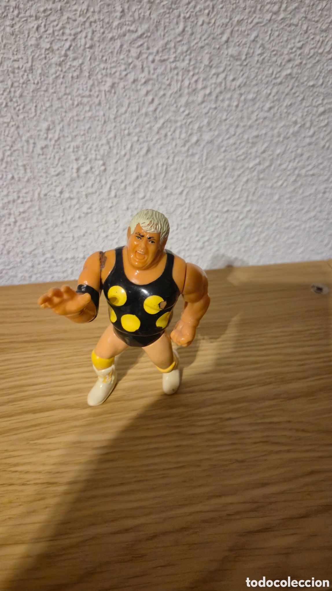 Figurines et Jouets Pressing Catch: Figura luchador Hasbro a&ntilde;os 90. Dusty Rhodes. Brazo pegado wwf wrestler wrestling wwe
