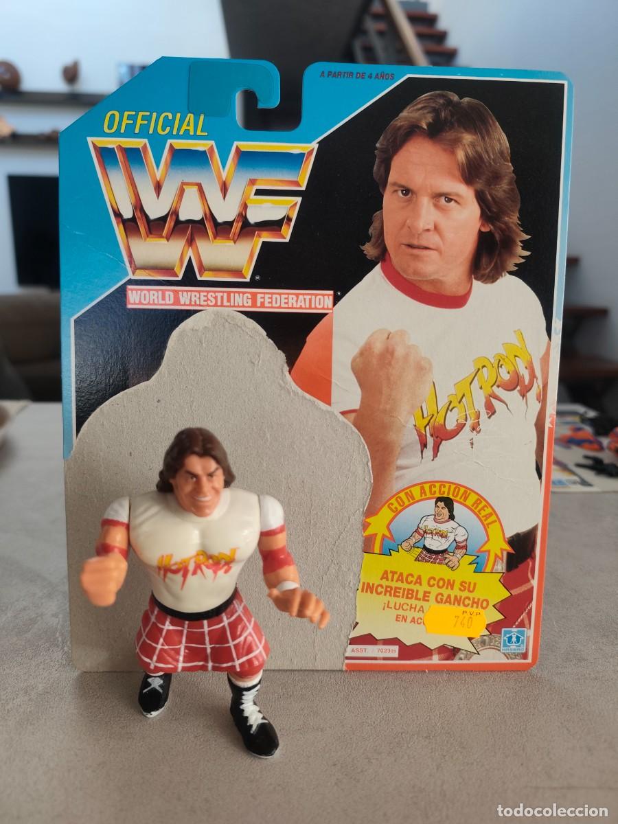 Figuras y mu&ntilde;ecos Pressing Catch: figura de accion +card pressing catch wwf el gaitero vintage a&ntilde;os 80